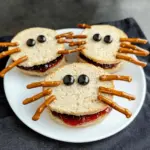 Spooky Spider Sandwiches