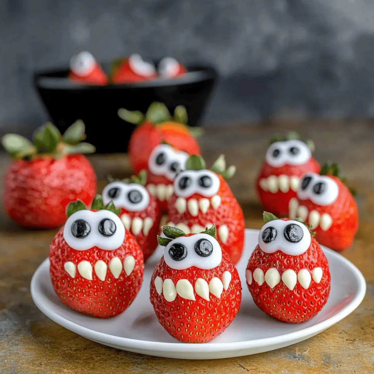 Strawberry Halloween Monsters
