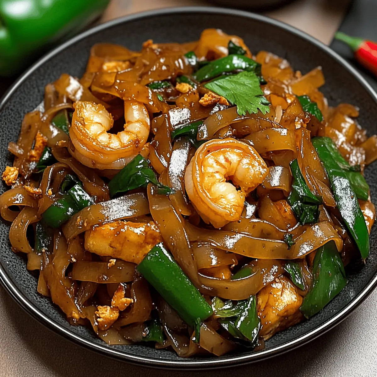 Street Style Thai Drunken Noodles