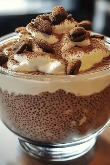 Tiramisu Chia Pudding