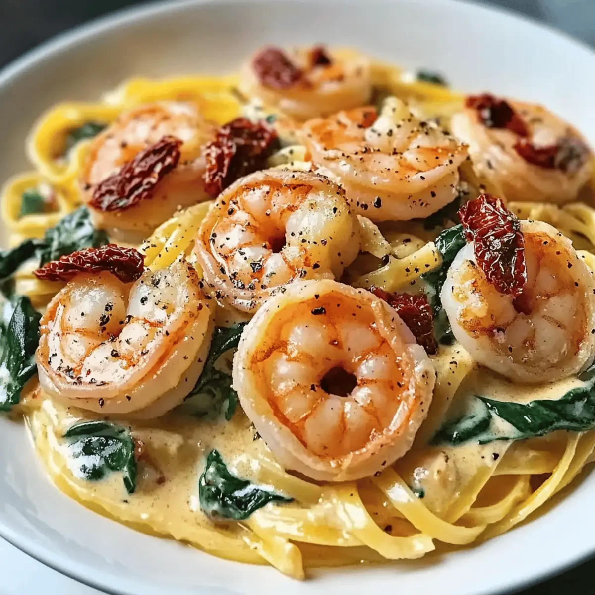 Tuscan Shrimp Pasta