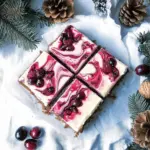 White Chocolate Cranberry Cheesecake