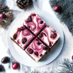 White Chocolate Cranberry Cheesecake