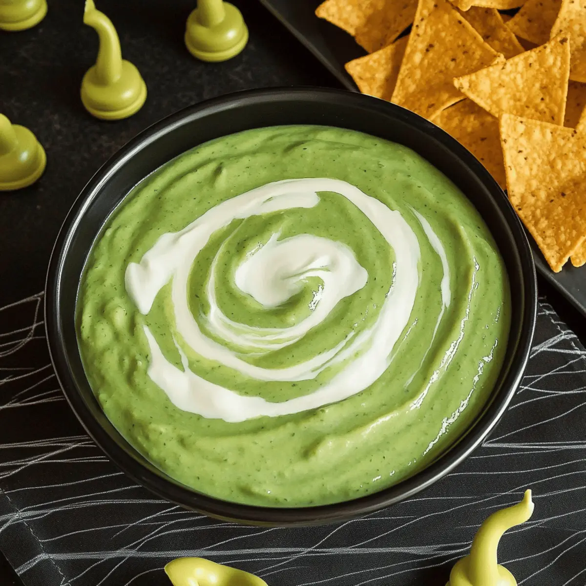 Witch’s Brew Salsa Verde & Cream Dip