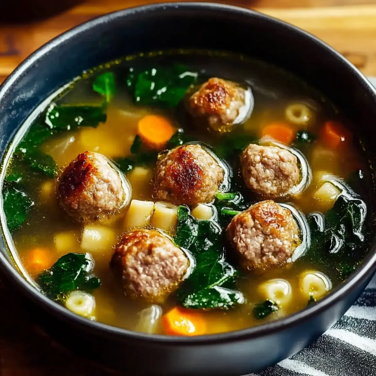 Easy Italian Wedding Soup