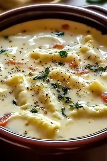 White Lasagna Soup
