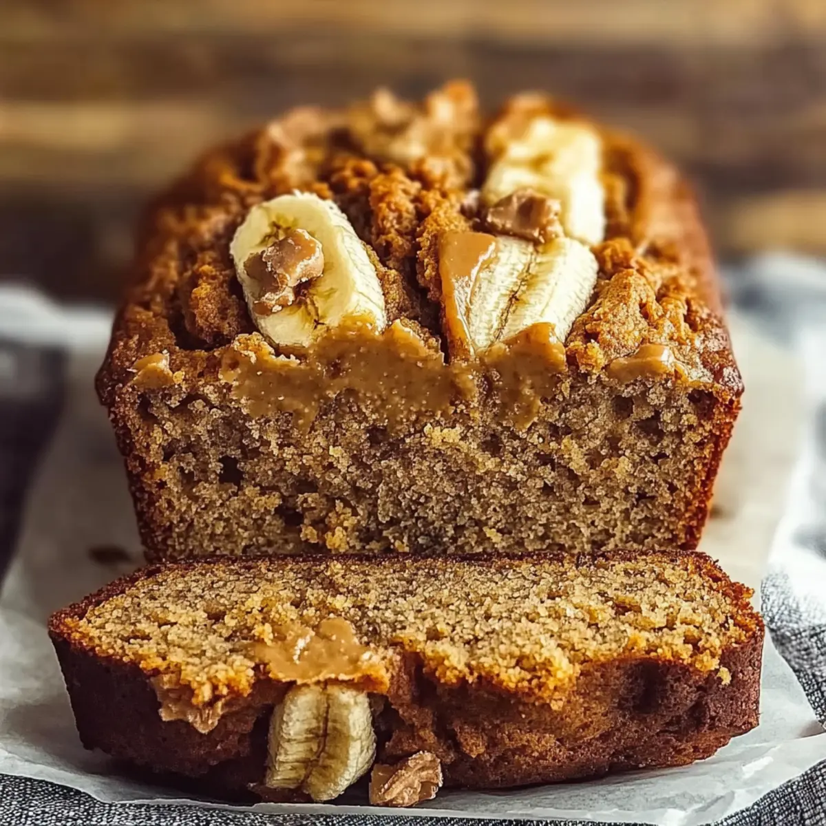 Peanut Butter Banana Bread