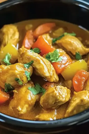 Slow Cooker Chicken Curry