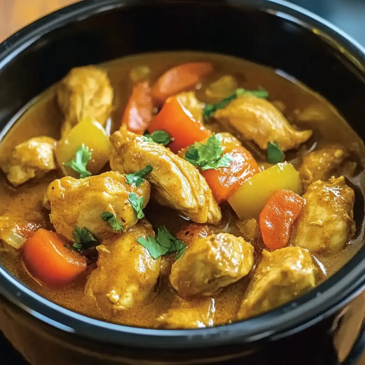 Slow Cooker Chicken Curry