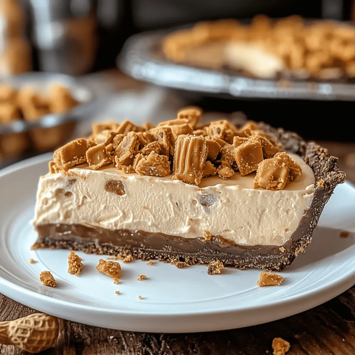Butterfinger Peanut Butter Pie