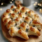 Cheesy Christmas Tree Bread