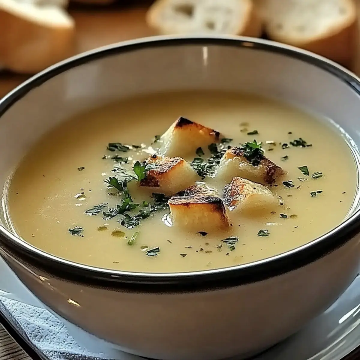 Country French Garlic Soup