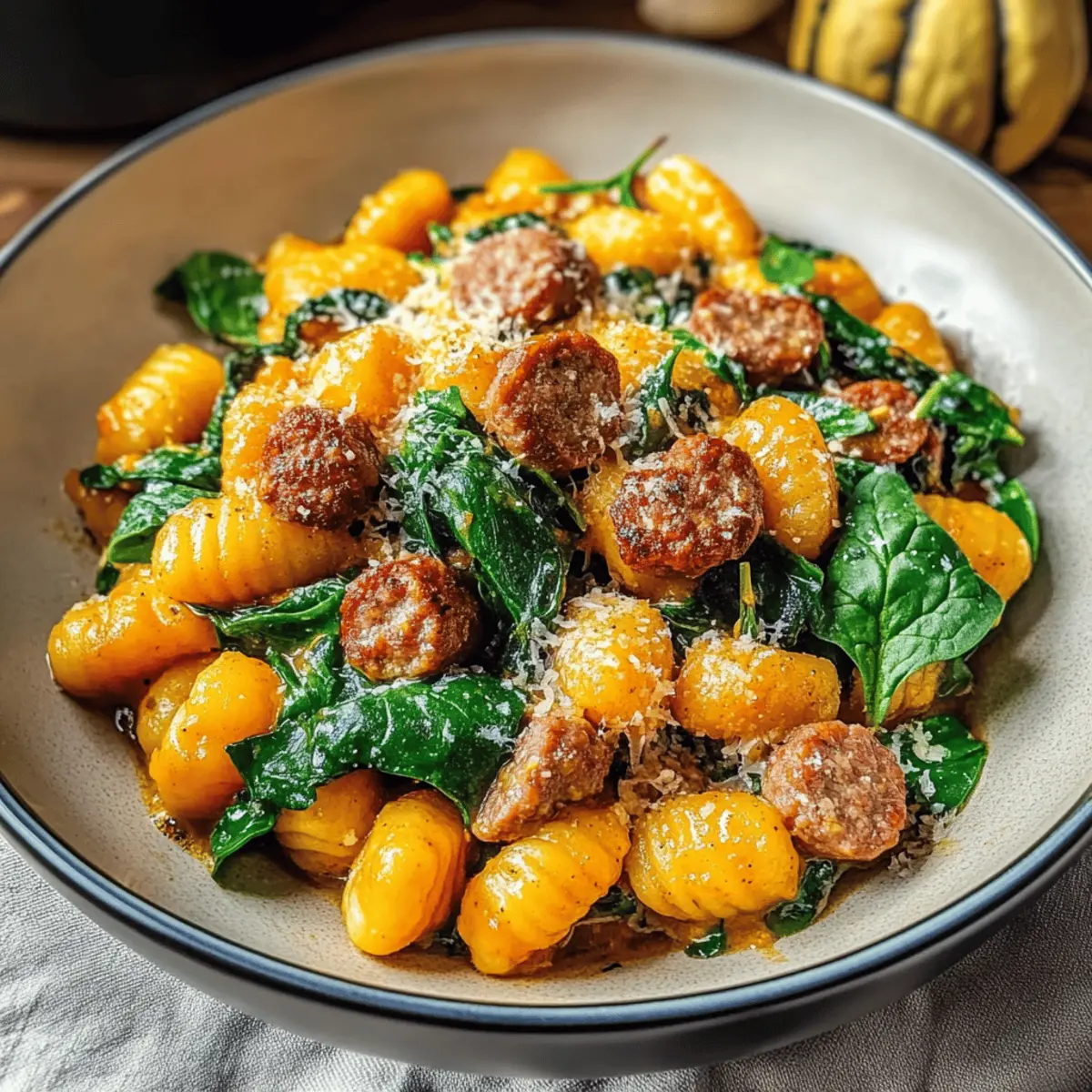 Creamy Pumpkin Gnocchi