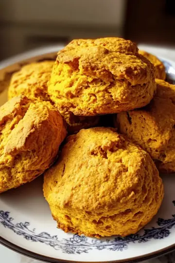Fluffy Spiced Pumpkin Biscuits