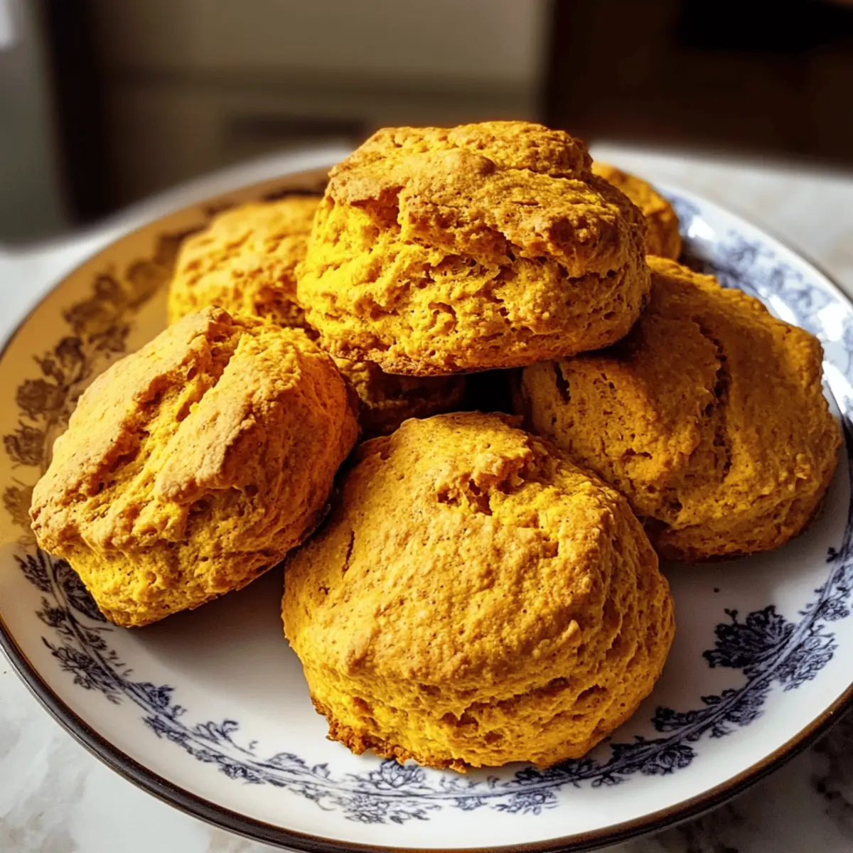 Fluffy Spiced Pumpkin Biscuits
