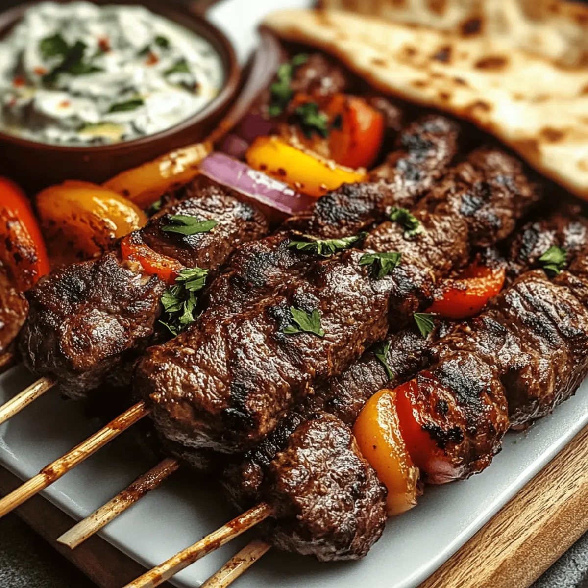 Greek Beef Souvlaki