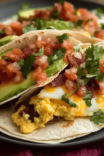 Hearty Mexican‑Style Breakfast Tacos