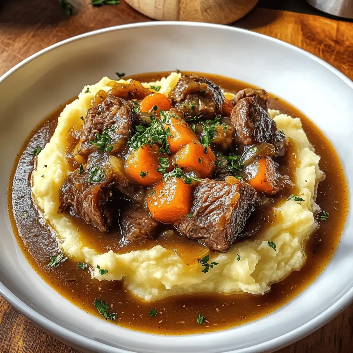 Irish Stew With Mashed Potatoes