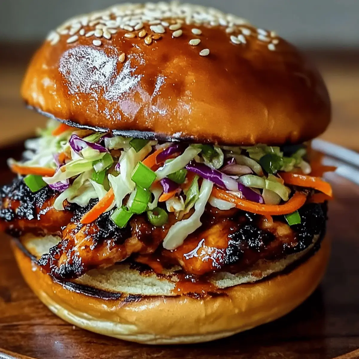 Korean BBQ Chicken Sandwich