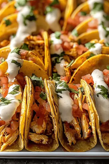 Mini Baked Chicken Tacos