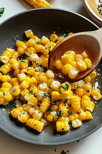 Skillet Corn with Honey Butter