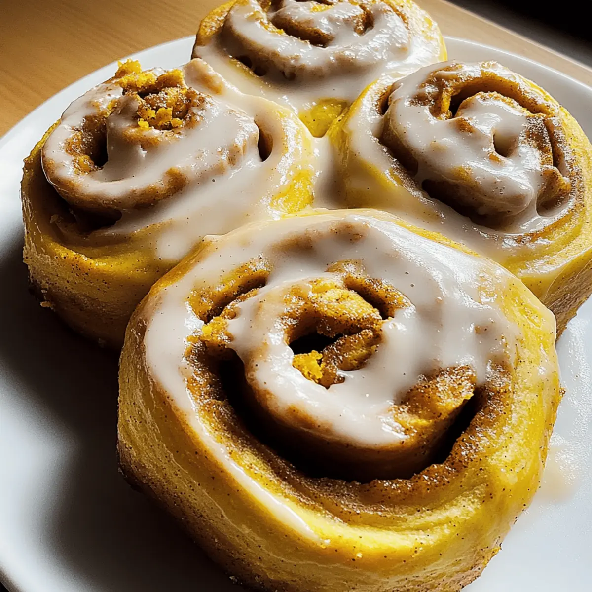 Soft Pumpkin Cinnamon Rolls