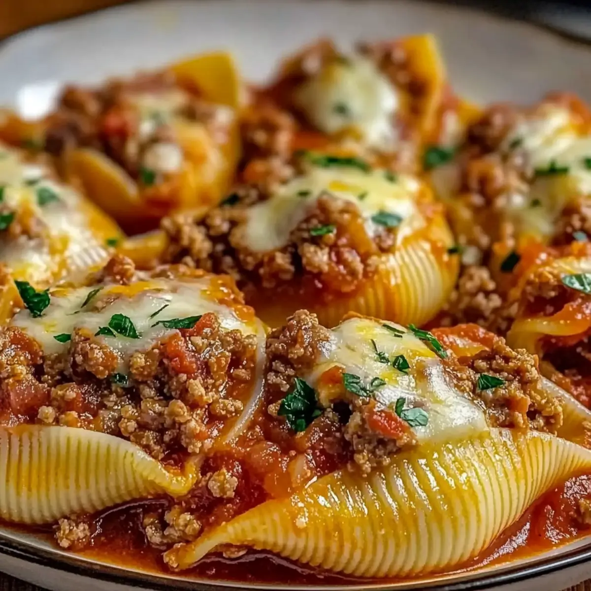 Stuffed Shells with Meat