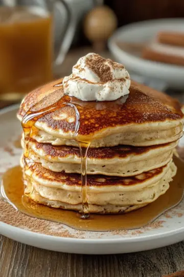 VANILLA CINNAMON BUTTERMILK PANCAKES