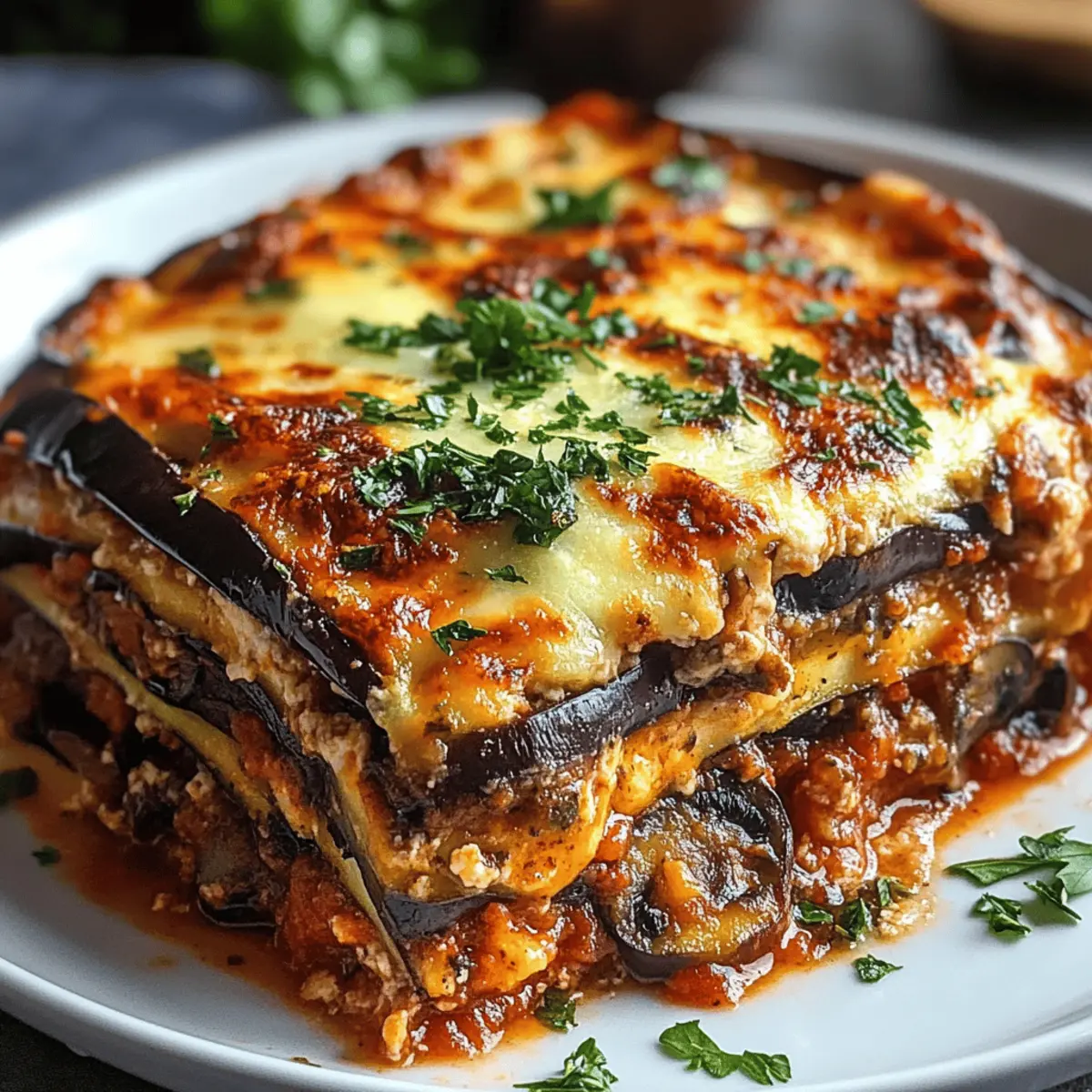 Vegetarian Eggplant Lasagna