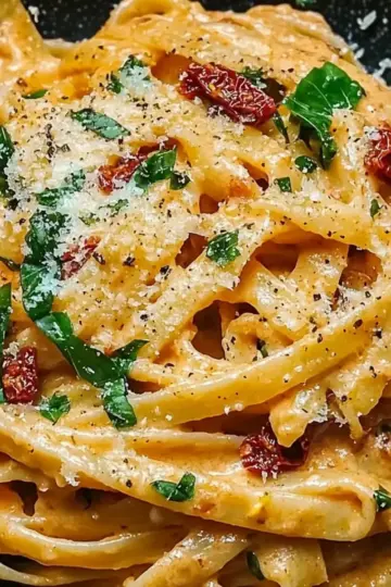 Creamy Sun-Dried Tomato Vegan Pasta