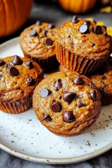 Pumpkin Chocolate Chip Muffins Gluten Free