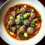 Hearty Spiced Italian Meatball Stew