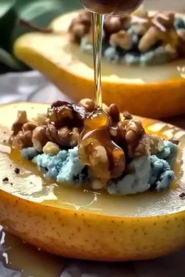Blue Cheese Stuffed Pears