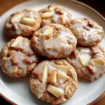 Apple Cinnamon Cookies with Maple Glaze