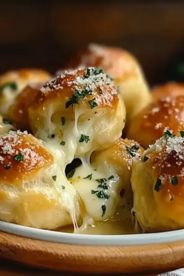 Cheese-Filled Garlic Knots
