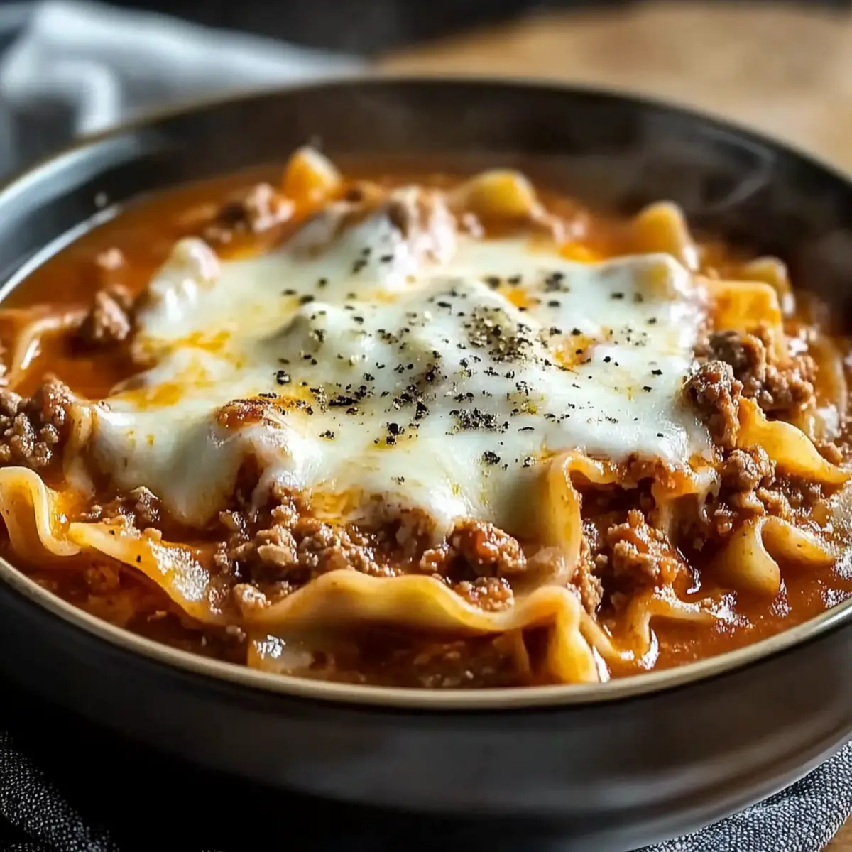 Crock Pot Lasagna Soup