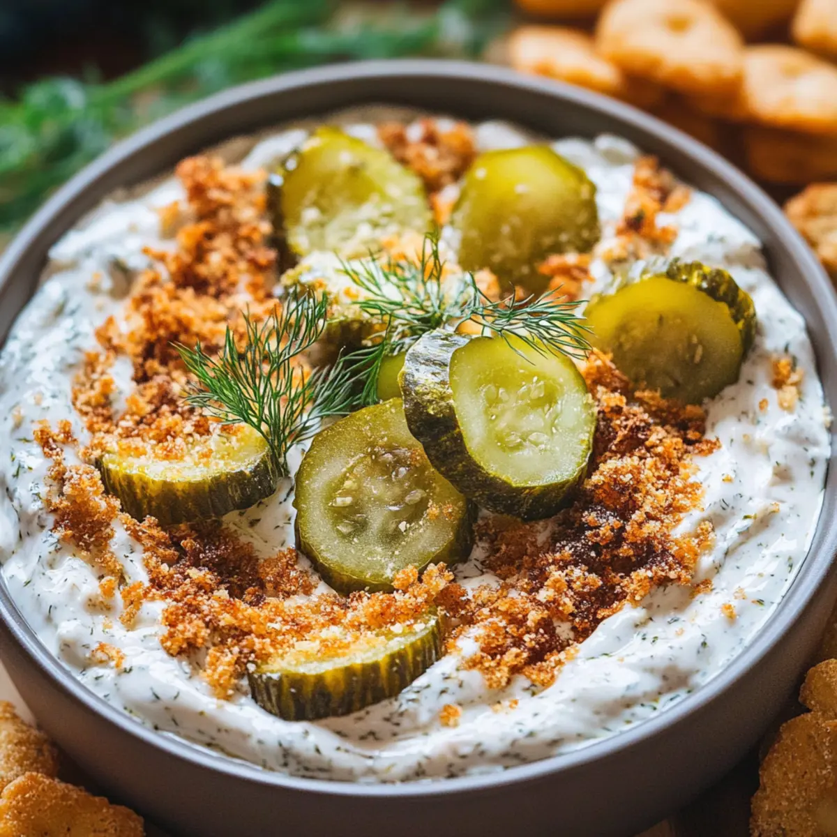 Fried Pickle and Ranch Dip