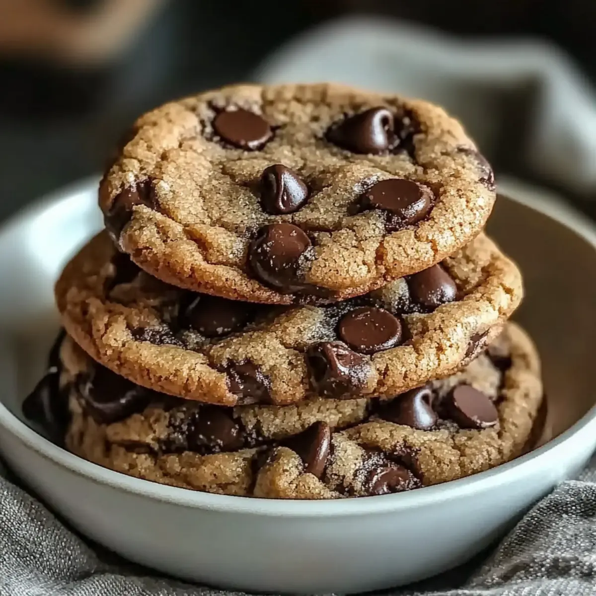 Ultra Thick Bakery Style Chocolate Chip Cookies