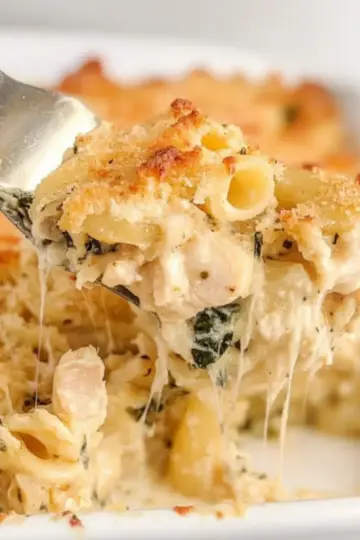 Chicken Alfredo Bake