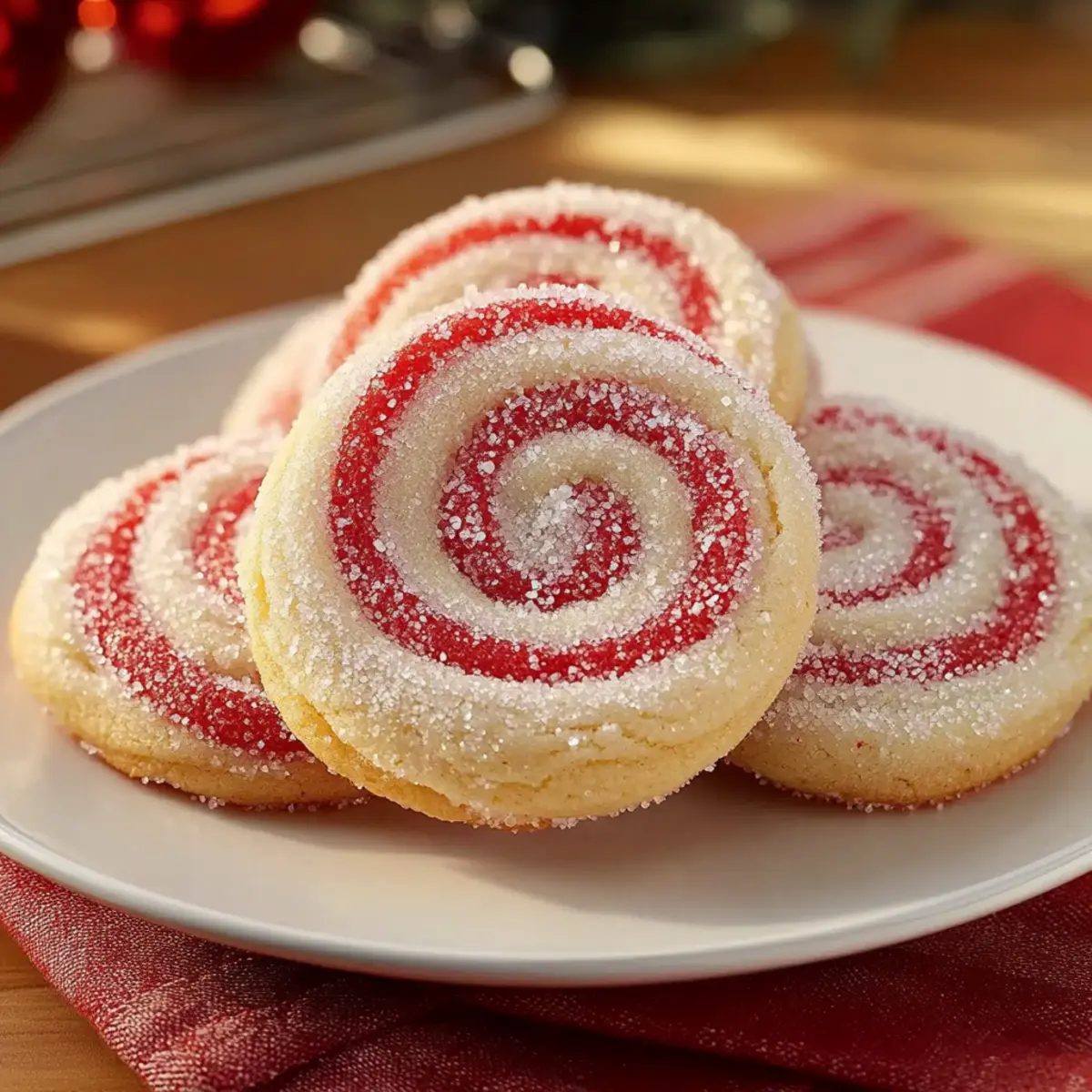 Peppermint Swirl Cookies