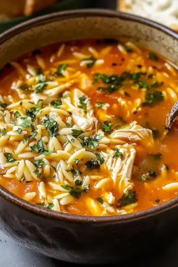 Chicken Orzo Tomato Soup