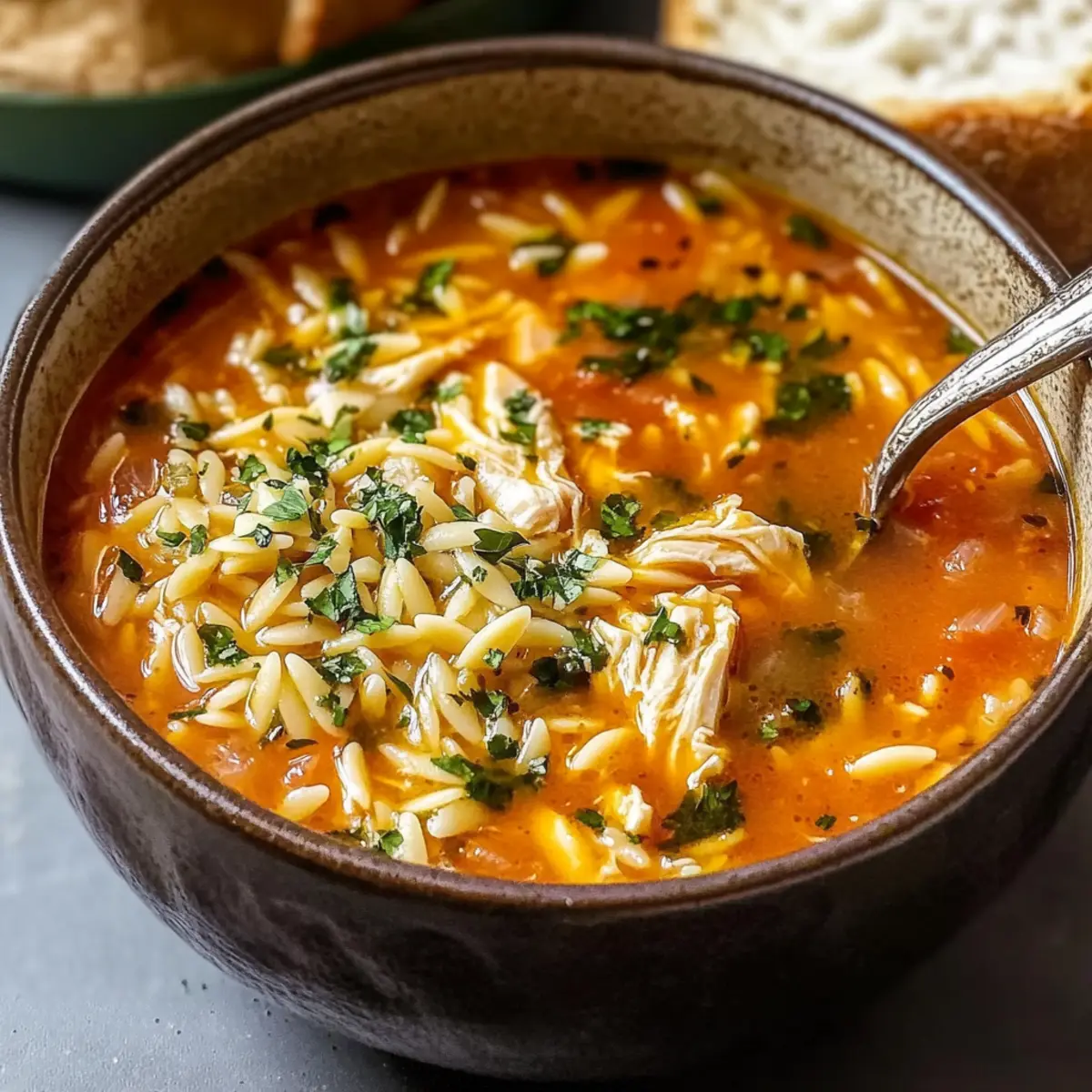 Chicken Orzo Tomato Soup