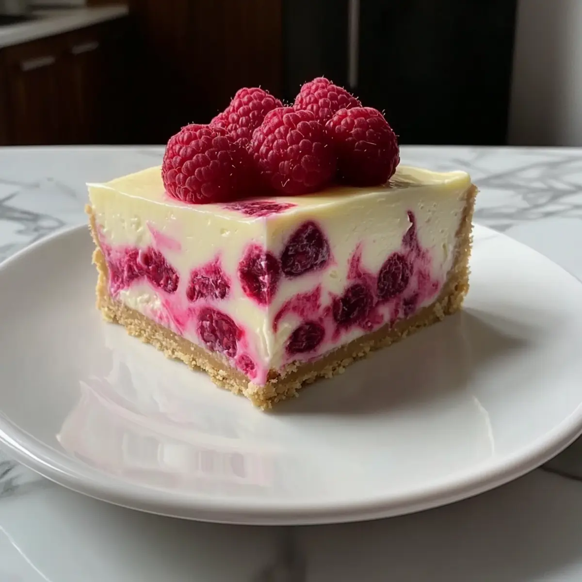 Raspberry cheese cake