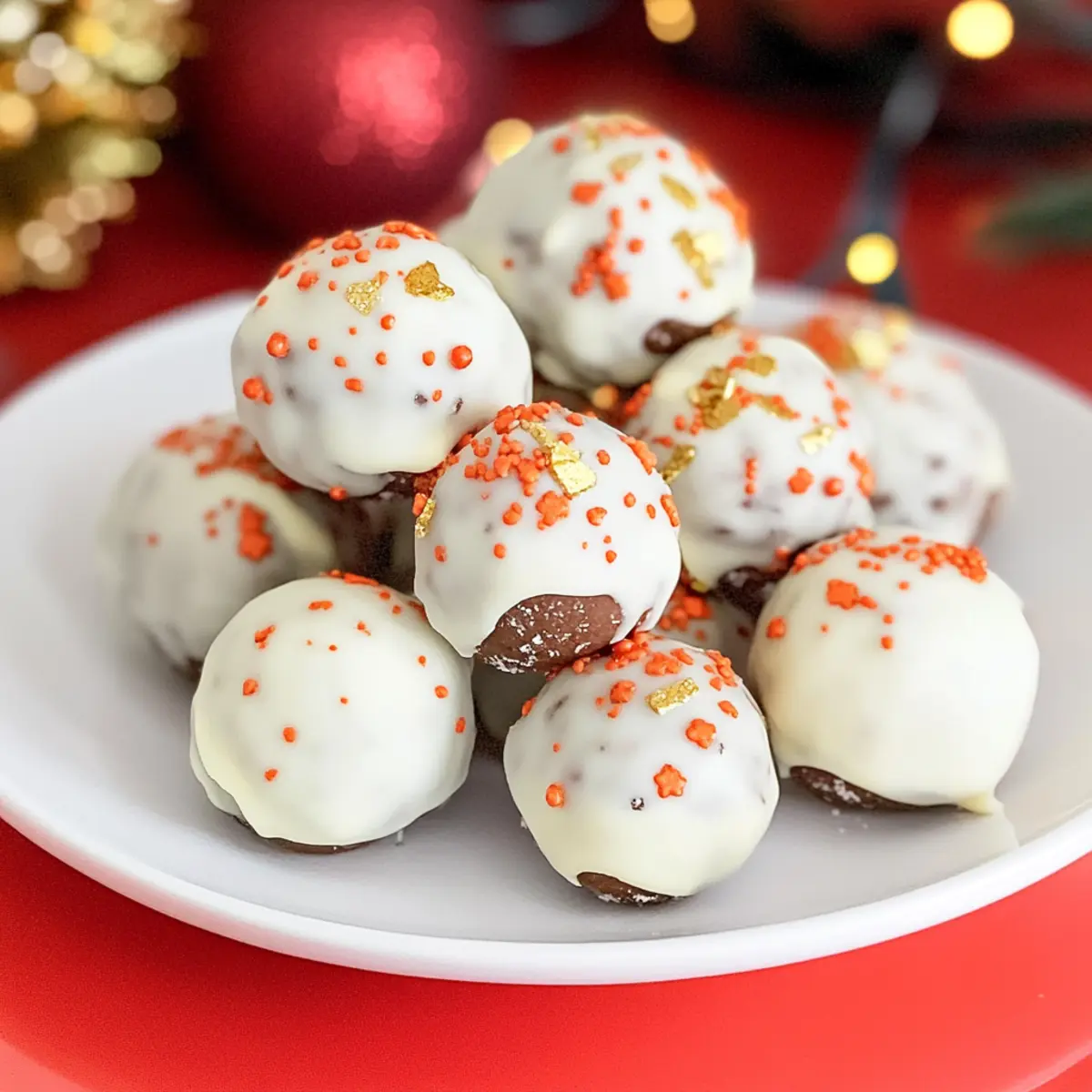 easy Gingerbread Truffles