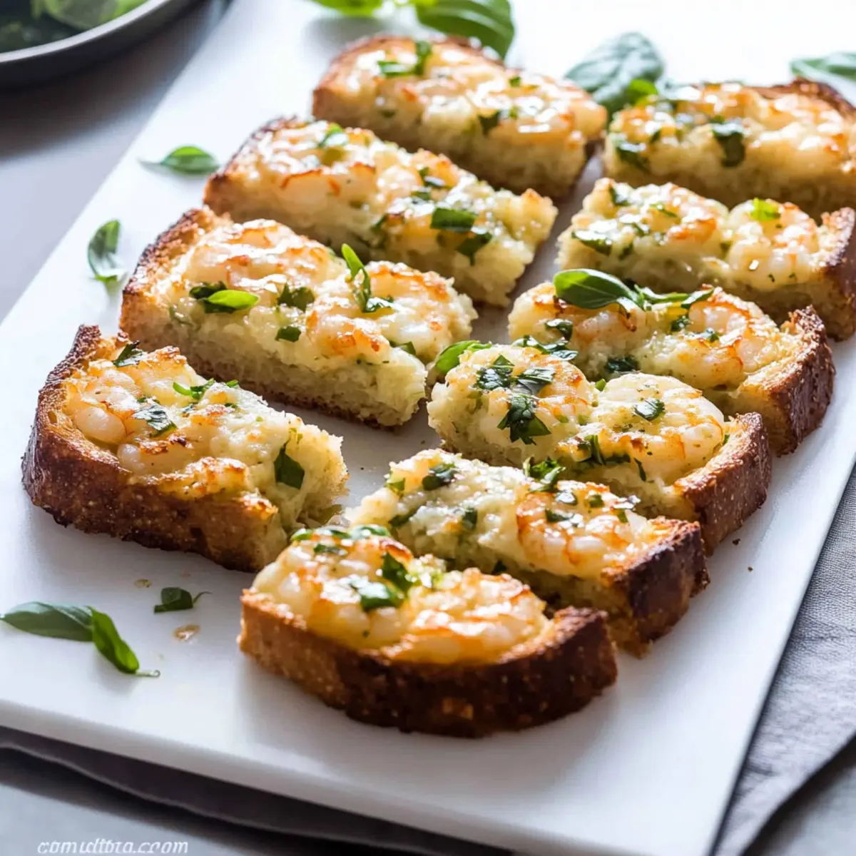 Baked Shrimp Toast
