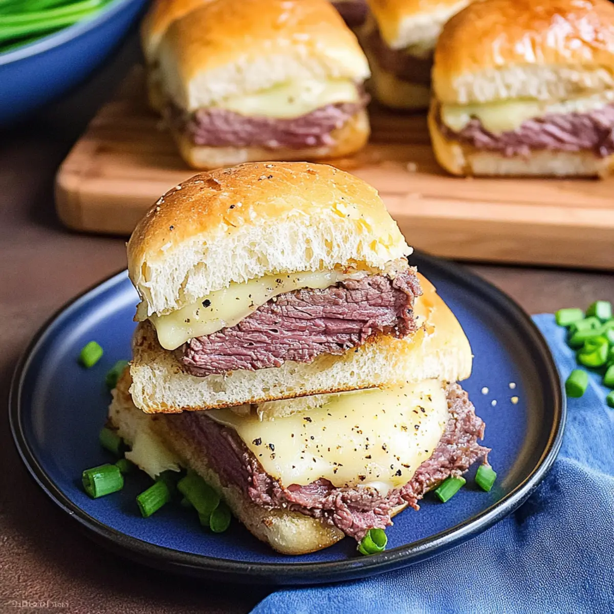 Roast Beef Sliders