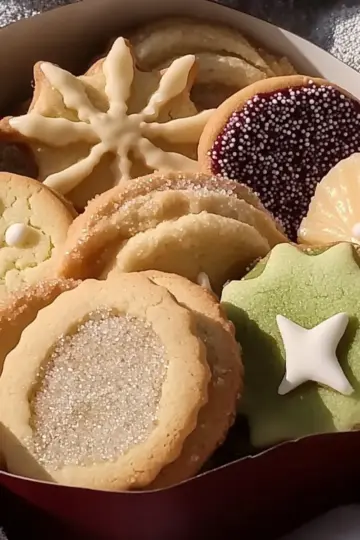 Holiday Butter Cookie Box