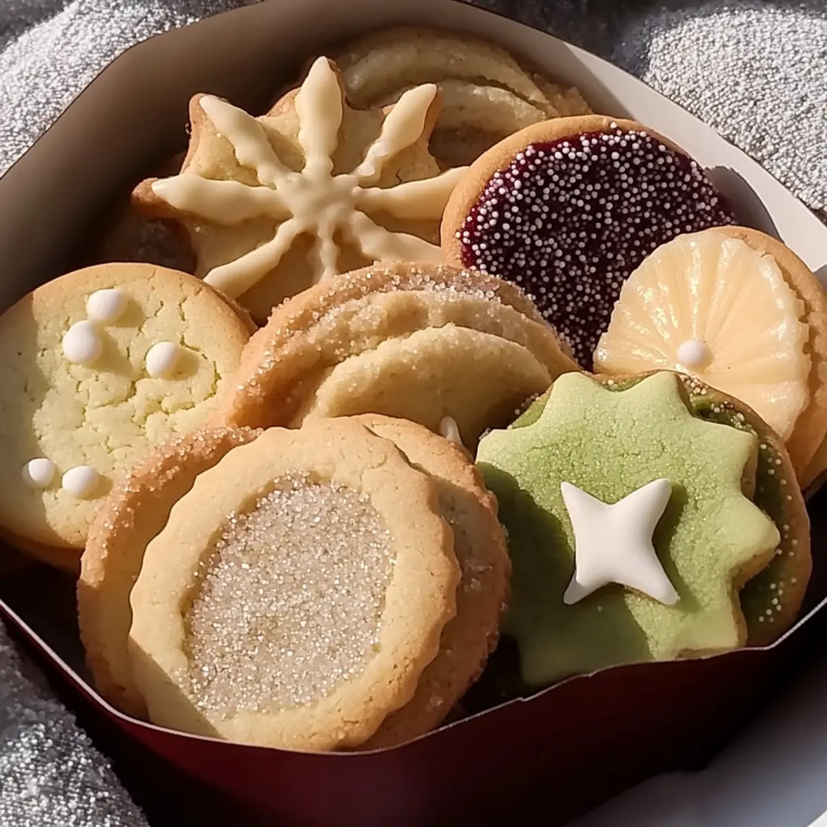 Holiday Butter Cookie Box
