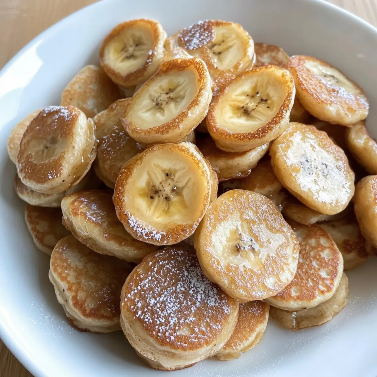 Mini Banana Pancake Bites