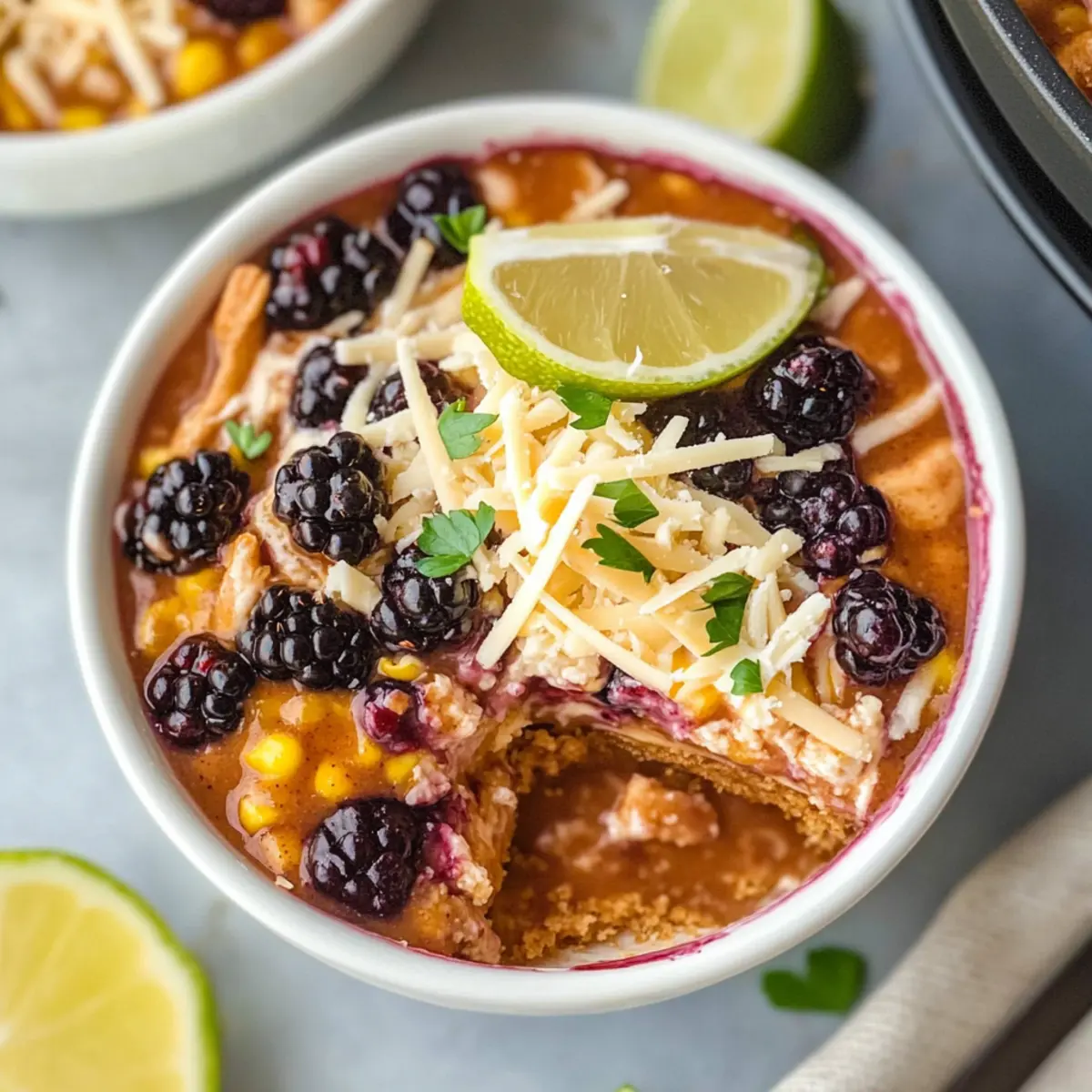 Blackberry Pretzel Dessert